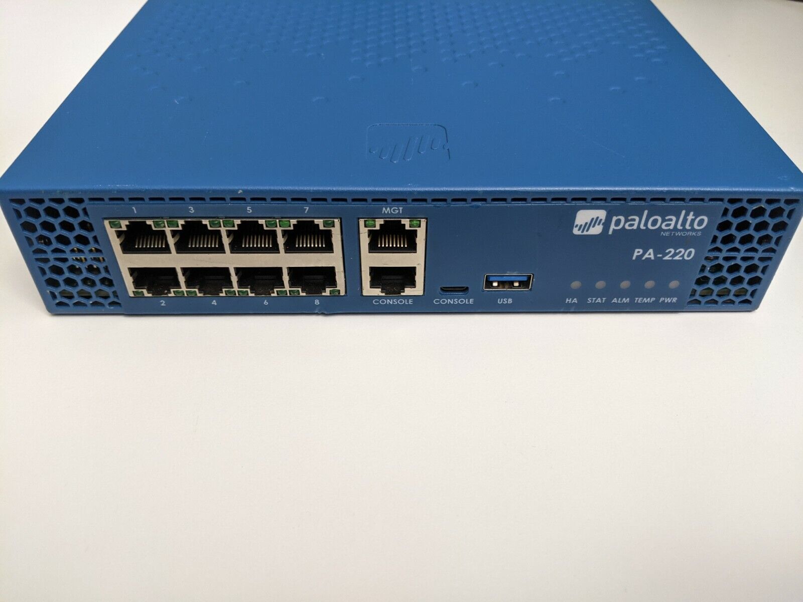 Palo Alto Networks PA-220 Firewall Security Appliance with power adapter