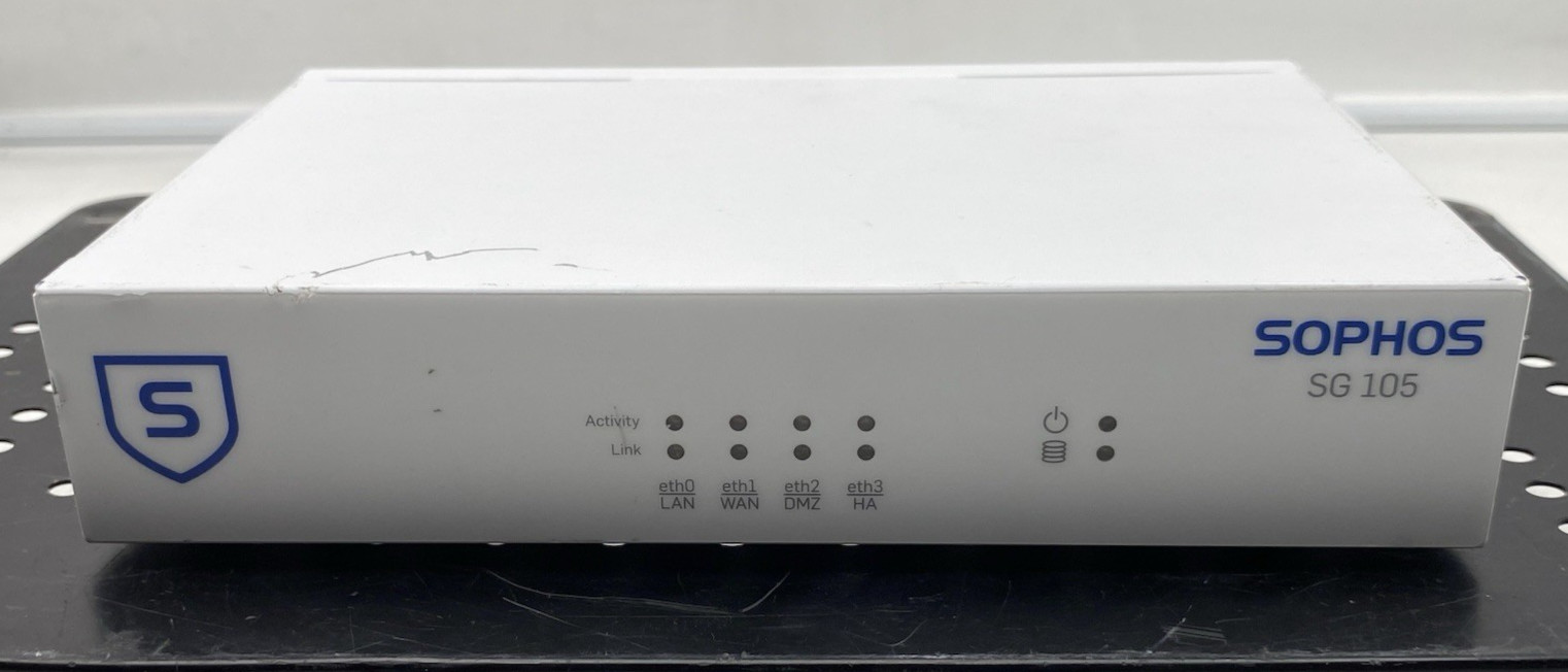Sophos SG 105 Rev.2 4-Port Firewall Security Appliance