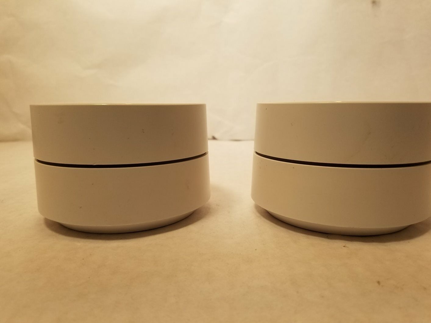 Lot of 2 Google WiFi AC1200 Dual-band Mesh Wi-fi Router - White