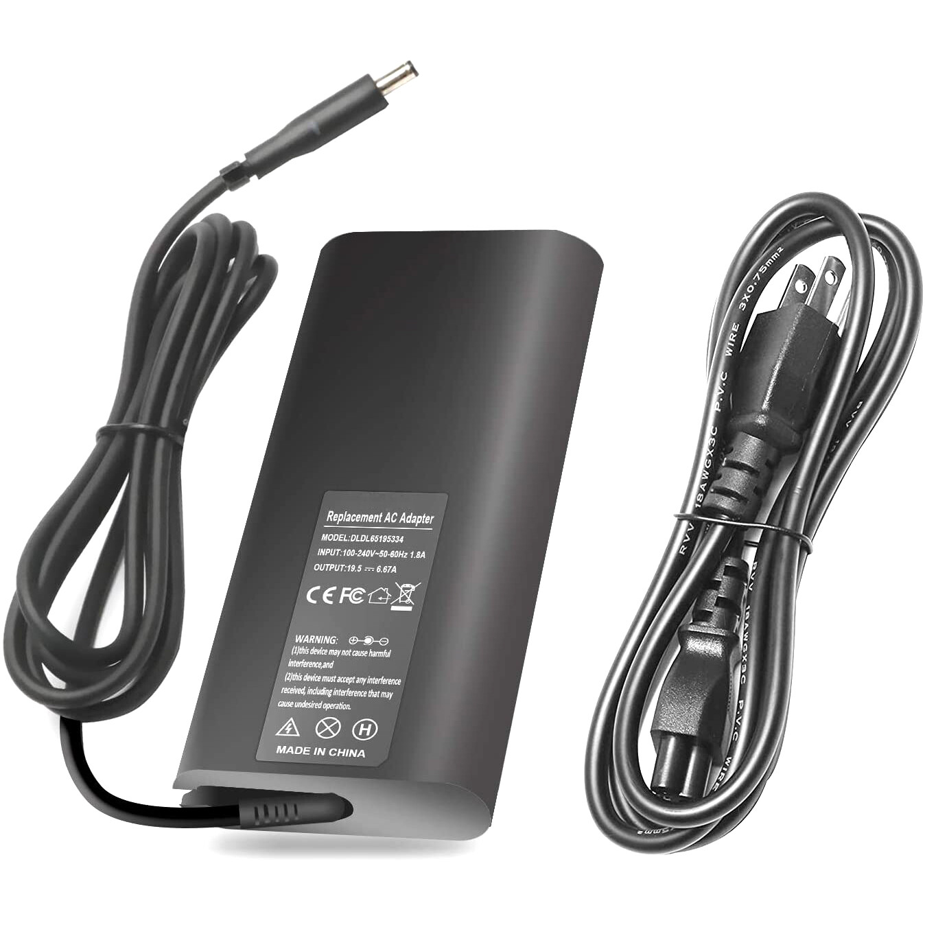 130W Power Adapter Charger For Dell XPS 15 9530 9550 9560 9570 7590 06TTY6 New