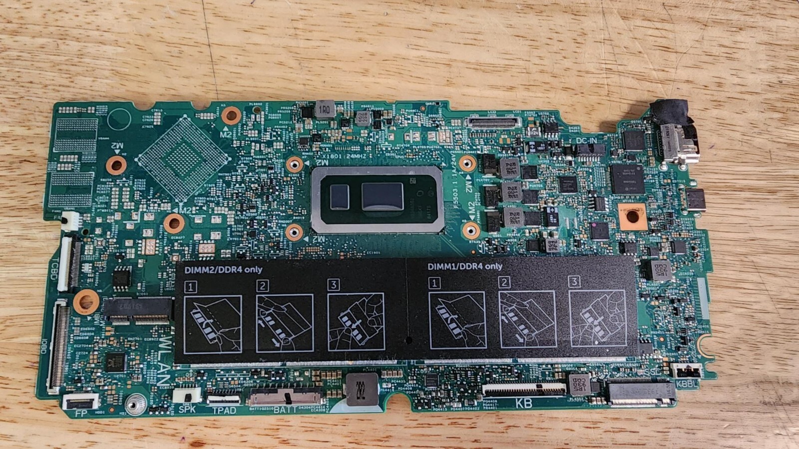 Dell Inspiron 7591 Motherboard 0D0JY6 D0JY6 4550HC010001 i5-10210U