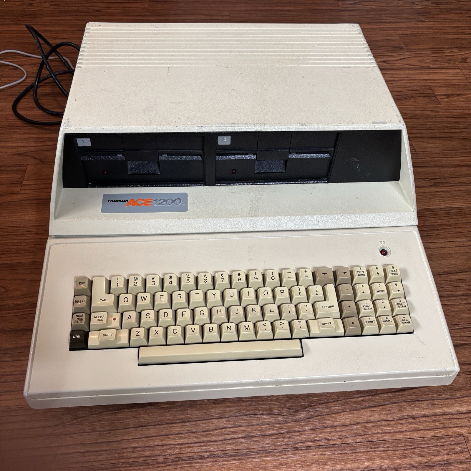 Apple II Clone Franklin Ace 1200 Computer As Is For Parts