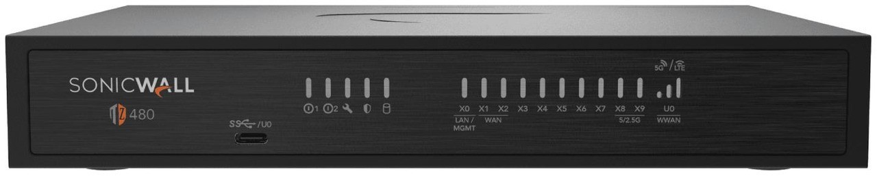 SonicWall TZ480 Firewall (Gen 8) Appliance Only  03-SSC-1835