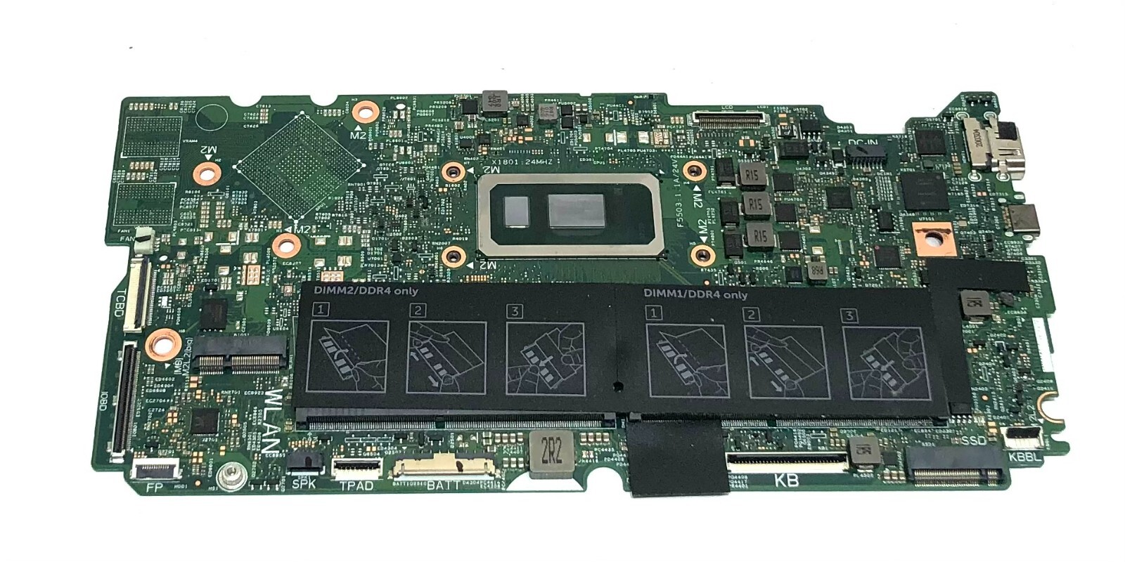 D0JY6 Dell Inspiron 2-in-1 7591 Series Core I5-10210U Genuine Laptop Motherboard