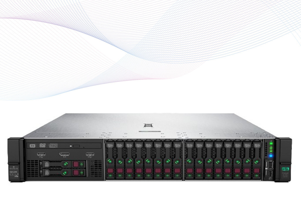 HP DL380 Gen10 16SFF 2x Gold 6226 27GHz 24 Cores 128GB P408ia 4xRJ45 G2U