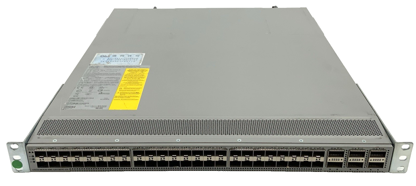 Cisco Nexus 93180YC-EX Switch 48x 25G SFP28, 6x 100G QSFP28 N9K-C93180YC-EX V04