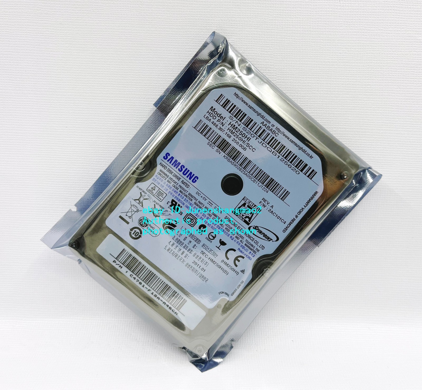 Samsung 250GB 5400RPM HM250HI SATA 2.5\