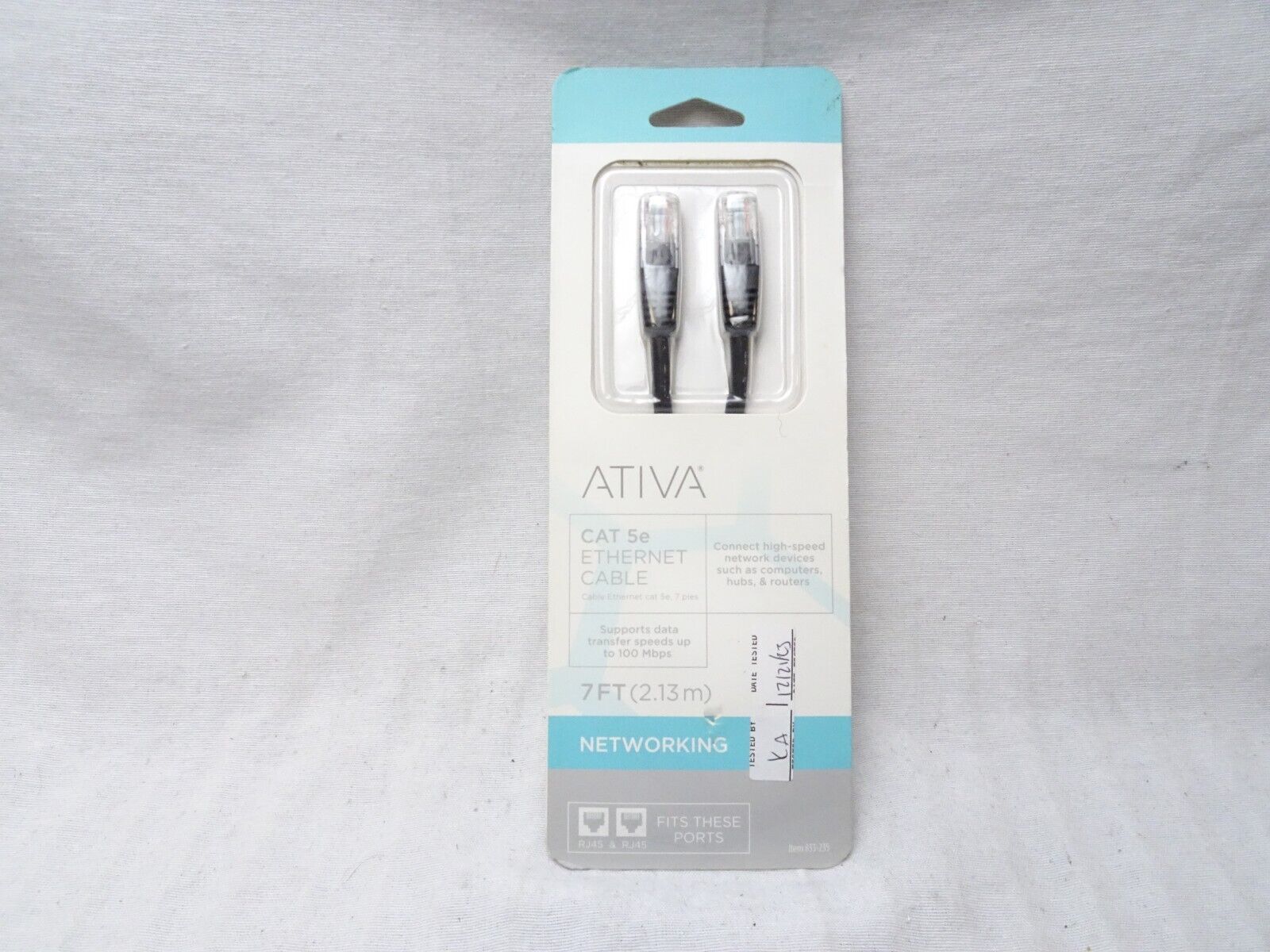 Ativa CAT 5e Ethernet Cable 7FT