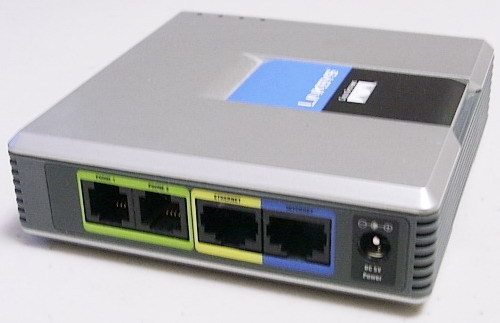 Cisco / Linksys SPA2102 VoIP 2FXS Phone Adapter with Router (unlocked)