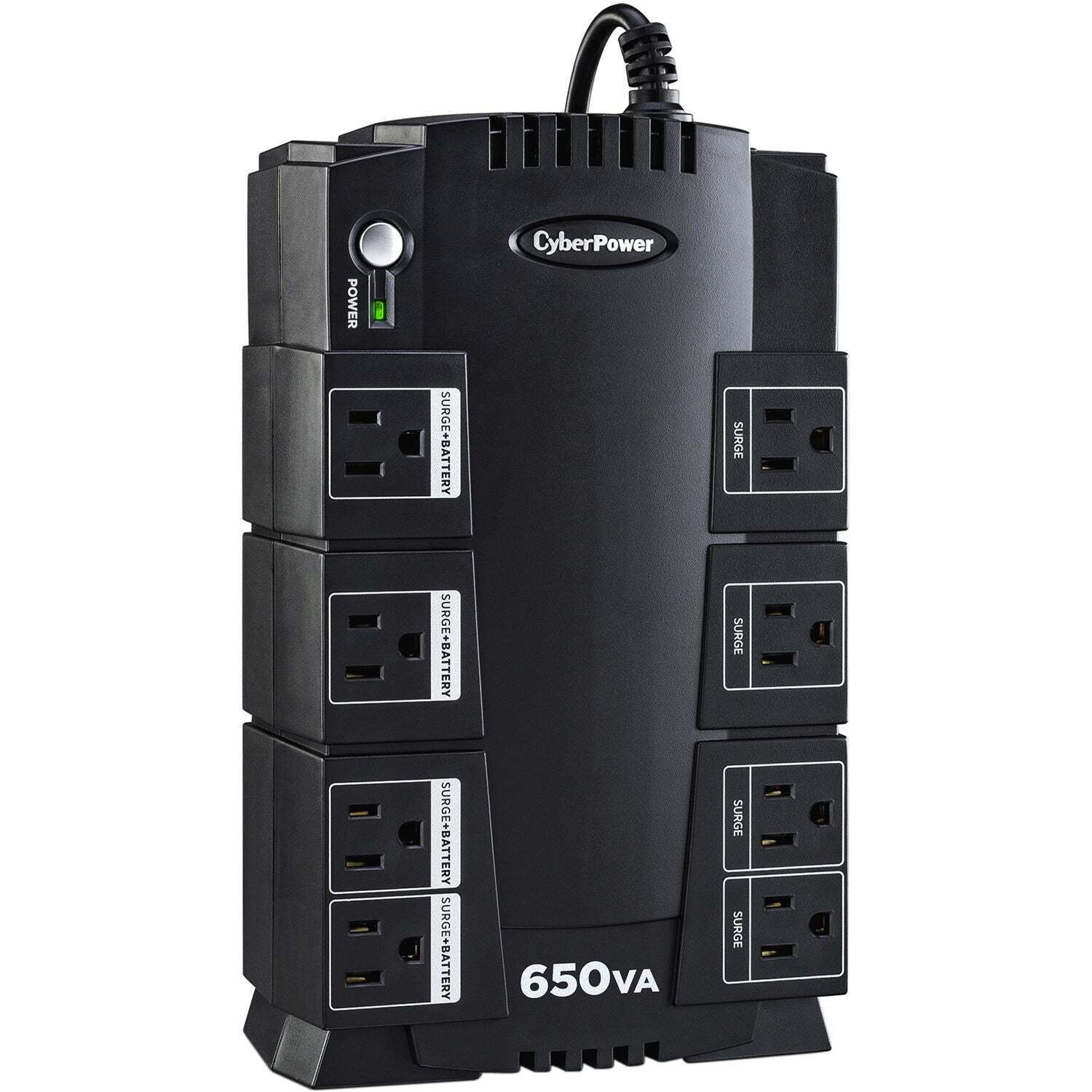 CyberPower SX650G-R 650VA/375W 8-Outlet UPS - Certified Refurbished