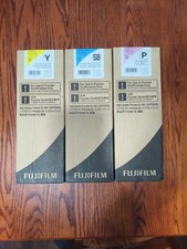 3 x Fujifilm DL600 (Sky Blue, Yellow, Pink) Ink Cartridge 700mL Genuine picture