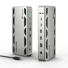 WAVLINK Intel Certified Thunderbolt 5 Dock Dual 6K/8K Display 140W PD 12-in-1 picture