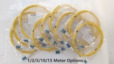 (10 Pack) LC to LC UPC OS2 Duplex Single-Mode Fiber Optic Patch Cable - Jumper picture