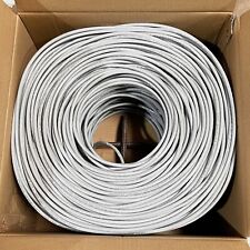CAT6 1000FT UTP Cable 23AWG Riser 550MHz Network Ethernet Bulk Wire LAN NEW GRAY picture