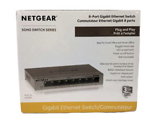New NETGEAR 8-port 10/100/1000mbps Gigabit Ethernet Switch GS308-100PAS picture