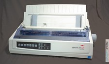 OKI Okidata Microline 321 Turbo Wide Carriage Dot Matrix Printer Serviced Tested picture