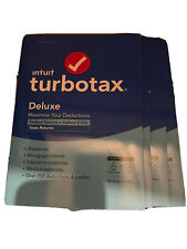 NEW sealed TurboTax Deluxe 2022 CD Federal includes state and E-File Turbo taxÂ  picture