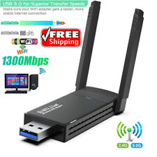 Wireless USB WiFi Adapter for PC 1300Mbps 5G/2.4G Dual Band  5dBi WiFi Adapter A picture