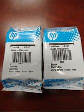 2PK Genuine HP 67 Black & Color Ink Cartridges for Deskjet 4155/e EXP 12-2024 picture
