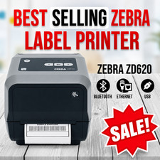 Zebra ZD620 (Earlier Model Than ZD621) Direct & Thermal Transfer Label Printer picture