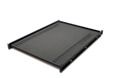 APC NetShelter Adjustable Rack Shelf AR8122BLK with 250lb Capacity (Black) picture