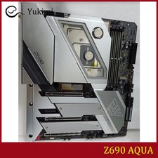 FOR ASROCK Z690 AQUA DDR5*4 192GB LGA1700 HDMI EATX Ｍotherboard Test OK picture