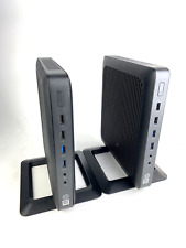 LOT OF 2 -- HP T620 Thin Client AMD GX-217GA 4GB DDR3 16GB SSD with Stand & PS picture
