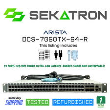 ♻️ Arista DCS-7050TX-64-R 10GbE 4x40GbE Uplinks R-F Airflow Switch⚡Fast Ship picture