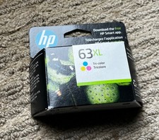 HP 63XL Black Ink Cartridge (F6U64AN) New, unopened picture