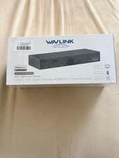 Wavlink WL-UG69PD8 Pro USB-C Dual 4K Universal Docking Station 100w Dock NEW picture