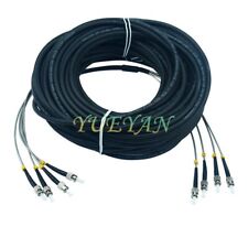 200M Field Outdoor ST-ST 4 Strand 9/125 Single Mode Fiber Patch Cord DHL Free picture