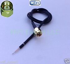 4x 14 inch RG174 SMA MALE to SOLDER Bare Cable Pigtail Coaxial RF Ships same day picture