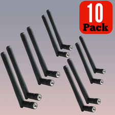 Lot x10-100 RP-SMA WiFi Antenna 2.4/5Ghz Wireless Router Card Female Pin 3Dbi picture