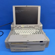 Vintage Toshiba Tecra 510CDT Laptop w/ Desk Station V Plus PA2710U Parts Repair picture