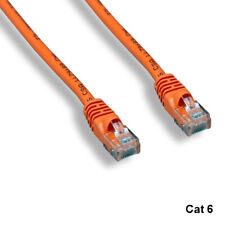 KNTK Orange 50' Cat6 UTP Ethernet Cable 24AWG 550MHz RJ45 Patch Panel Networking picture