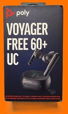 Poly Voyager Free 60+ UC Black Earbuds USB Adapter +Touchscreen 7Y8H2AA NEW picture