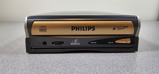 Vintage Philips External CD-RW Drive CDRW400 Series PCRW464 Power Tested OEM 📼 picture