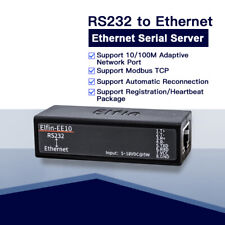 RS232 To Ethernet Network Serial Server Modbus TCP + RJ45 8Pin Connector Adapter picture