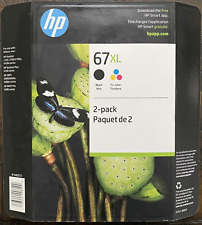 New Genuine HP 67XL Black & Color Ink Cartridge IN DATE EXP 2025 picture