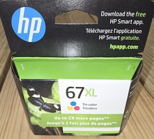 HP 67XL Tri-Color 3YM58AN Original OEM Ink High Yield New Sealed 2026 picture
