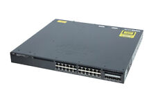 Cisco WS-C3650-24PS-E POE+ SFP Layer 3 Switch 3650-24ps-e 1 Year Warranty picture