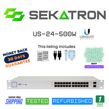 ♻️ Ubiquiti UniFi Switch US-24-500W 24Port Managed PoE+ Gigabit Switch ⚡FastShip picture
