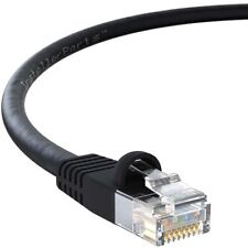 InstallerParts Ethernet Cable CAT5E Cable UTP Booted 3 FT - Black - Professio... picture