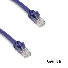 Kentek Purple 50ft Cat6A UTP Ethernet Cable 24AWG RJ45 T-568B Patch Panel Router picture