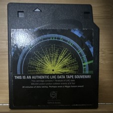 CERN LHC Data Tape Souvenir Storage Capacity 1TB Data Tape Cartridge Black picture