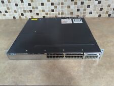 Cisco Catalyst 3750-X WS-C3750X-24P-L 24 Port Switch 2x Power Supply & Mod CB108 picture