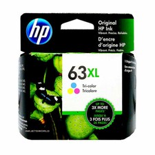 HP 63XL Color Ink Cartridge F6U63AN NEW GENUINE picture