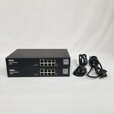 Dell PowerConnect 2808 8-Port Gigabit Ethernet Network Switches (2) POWER-TESTED picture