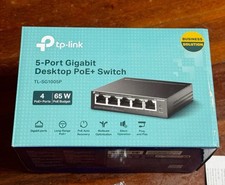 TP-Link TL-SG1005P 5 Port Gigabit PoE Switch 4 PoE+ Ports @65W QoS IGMP Snooping picture