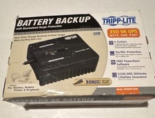 Tripp Lite INTERNET350U 350 VA UPS, 6 Outlets, USB, PowerAlert, Black picture